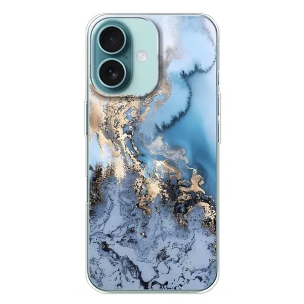 Чохол з принтом «Ніжний мрамор» для iPhone 16 Plus