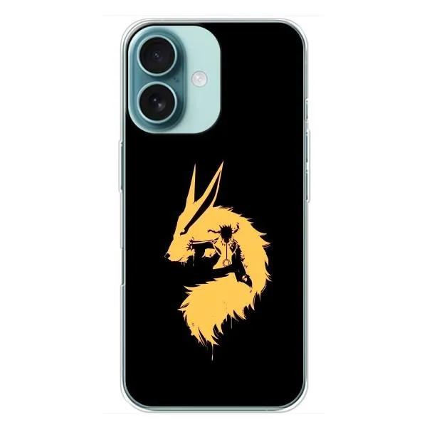 Чехол с принтом «силуэт Курама Наруто» для iPhone 16 Plus