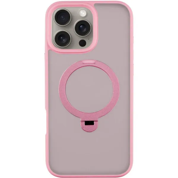 Чехол Ummi Colorful with Magnetic Fit HQ Ring для Apple iPhone 16 Pro Max (6.9") — Розовый — фото 1 Чехол Ummi Colorful with Magnetic Fit HQ Ring для Apple iPhone 16 Pro Max (6.9") — Розовый — фото 1