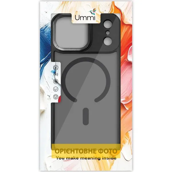 Чехол Ummi Ultimate with Magnetic Fit для Apple iPhone 16 Pro Max (6.9") — Черный — фото 5 Чехол Ummi Ultimate with Magnetic Fit для Apple iPhone 16 Pro Max (6.9") — Черный — фото 5