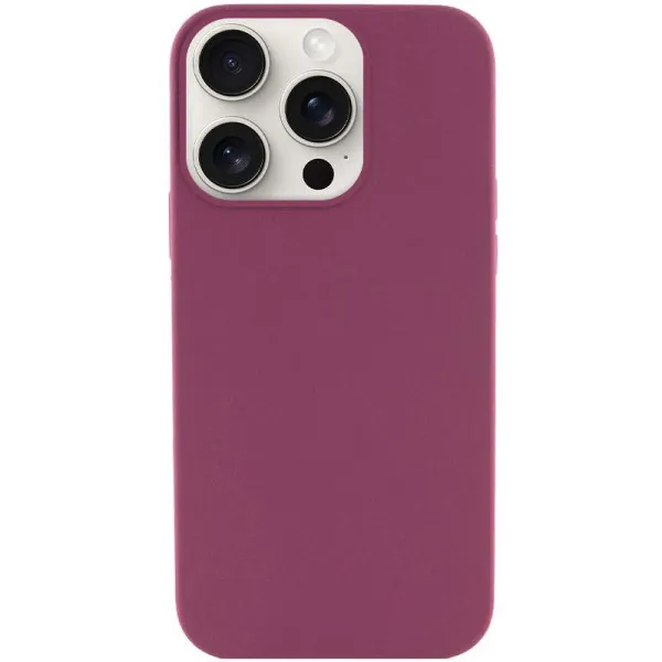 Чехол Silk (AA) NO LOGO with Magnetic Fit для Apple iPhone 16 Pro Max (6.9") — Бордовый Чехол Silk (AA) NO LOGO with Magnetic Fit для Apple iPhone 16 Pro Max (6.9") — Бордовый