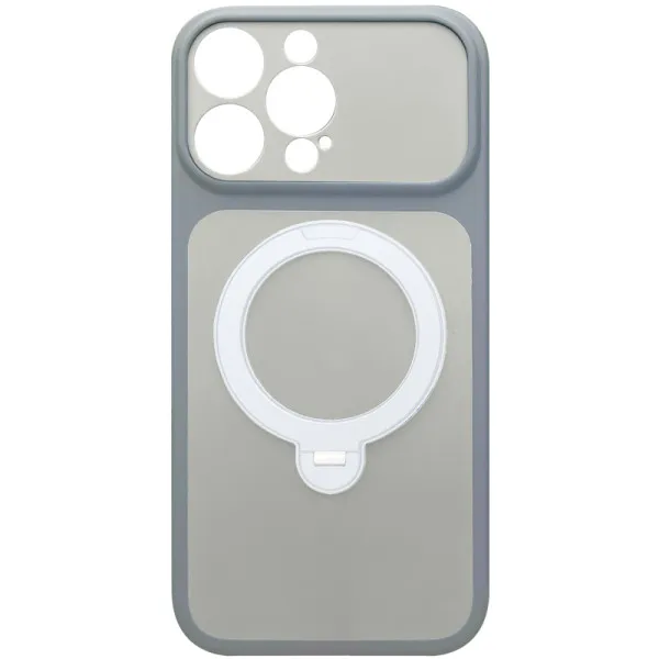 Чехол Ummi Full Camera with Magnetic Fit HQ Ring для Apple iPhone 16 Pro Max (6.9") — Серый — фото 1 Чехол Ummi Full Camera with Magnetic Fit HQ Ring для Apple iPhone 16 Pro Max (6.9") — Серый — фото 1