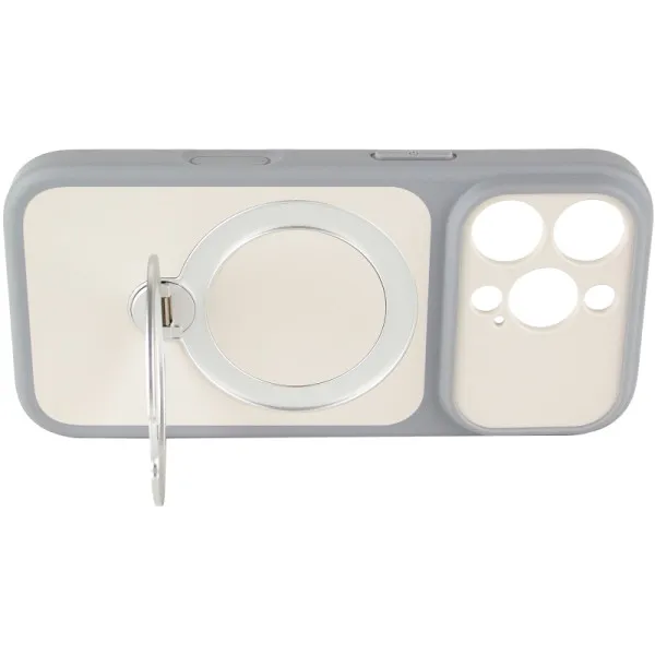 Чехол Ummi Full Camera with Magnetic Fit HQ Ring для Apple iPhone 16 Pro Max (6.9") — Серый — фото 5 Чехол Ummi Full Camera with Magnetic Fit HQ Ring для Apple iPhone 16 Pro Max (6.9") — Серый — фото 5