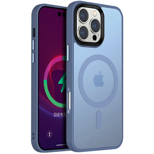 Чехол Ummi Colorful with Magnetic Fit для Apple iPhone 16 Pro Max (6.9") — Голубой