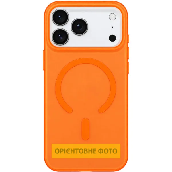 Чехол PC Matte Color with Magnetic Fit для Apple iPhone 16 Pro Max (6.9") — Оранжевый Чехол PC Matte Color with Magnetic Fit для Apple iPhone 16 Pro Max (6.9") — Оранжевый