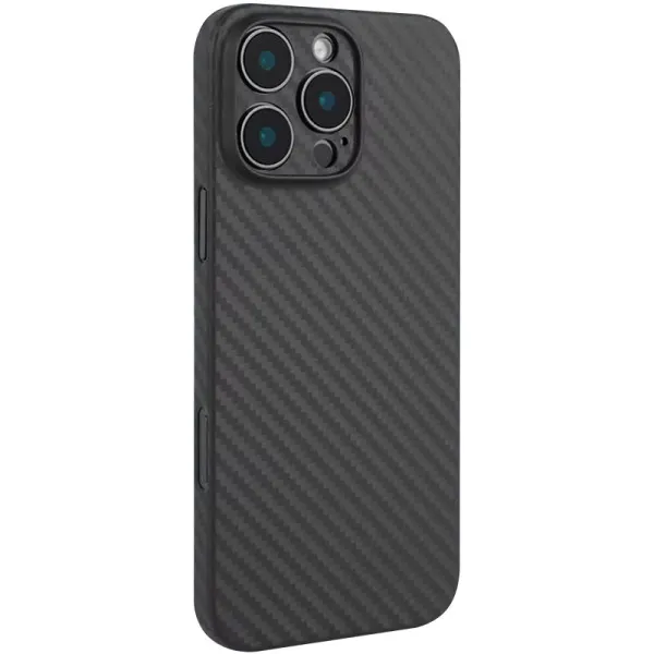 Чехол Getman Carbon Ultra Slim для Apple iPhone 16 Pro Max (6.9") — Черный — фото 1 Чехол Getman Carbon Ultra Slim для Apple iPhone 16 Pro Max (6.9") — Черный — фото 1
