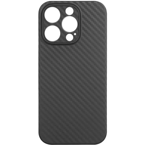 Чехол Getman Carbon Ultra Slim для Apple iPhone 16 Pro Max (6.9") — Черный — фото 2 Чехол Getman Carbon Ultra Slim для Apple iPhone 16 Pro Max (6.9") — Черный — фото 2