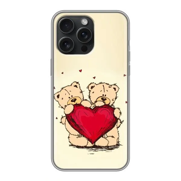 Чохол з принтом «Медвежата» для iPhone 16 Pro Max Чохол з принтом «Медвежата» для iPhone 16 Pro Max