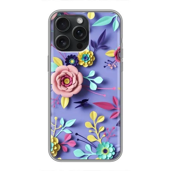 Чохол з принтом «Дизайн квітів» для iPhone 16 Pro Max Чохол з принтом «Дизайн квітів» для iPhone 16 Pro Max