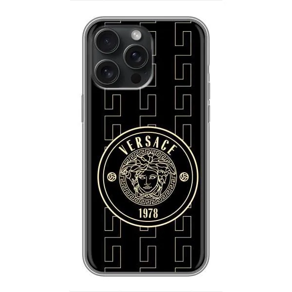 Чехол с принтом «Лого Версаче» для iPhone 16 Pro Max