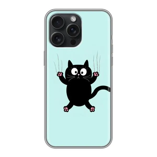 Чохол з принтом «Падаючий кіт» для iPhone 16 Pro Max