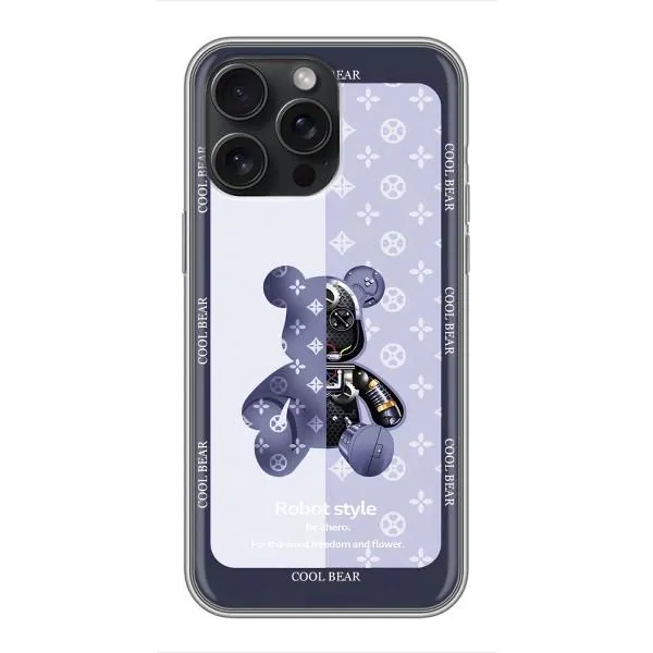Чохол з принтом «Медведик LV» для iPhone 16 Pro Max