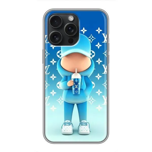 Чохол з принтом «Хлопець LV» для iPhone 16 Pro Max