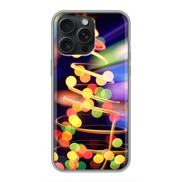 Чехол с принтом «Елка с гирлянд» для iPhone 16 Pro Max Чехол с принтом «Елка с гирлянд» для iPhone 16 Pro Max