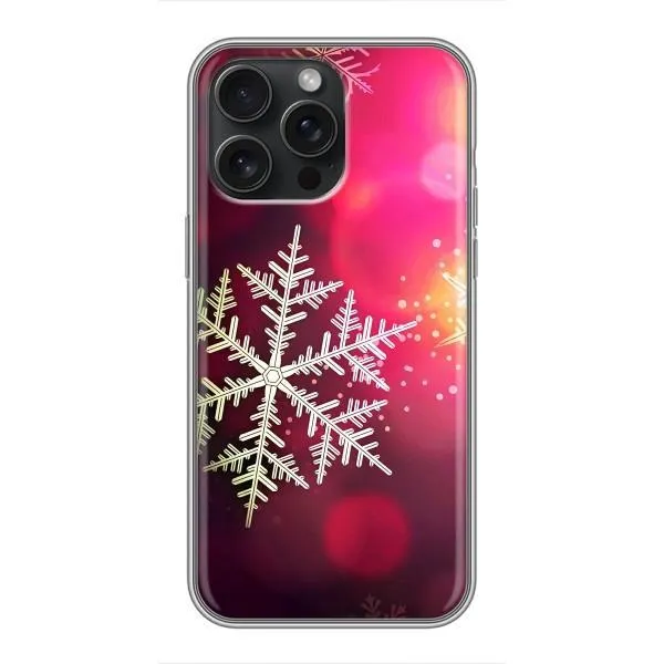 Чехол с принтом «Снежинка» для iPhone 16 Pro Max Чехол с принтом «Снежинка» для iPhone 16 Pro Max
