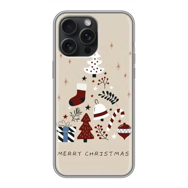 Чехол с принтом «Merry Christmas» для iPhone 16 Pro Max