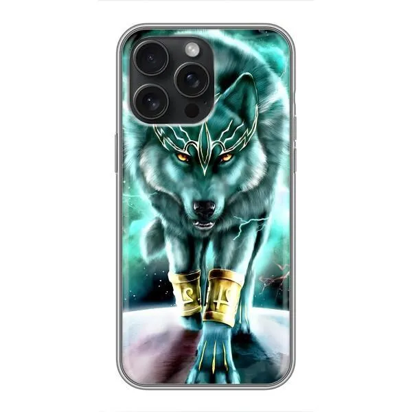 Чехол с принтом «Яркий волк» для iPhone 16 Pro Max Чехол с принтом «Яркий волк» для iPhone 16 Pro Max