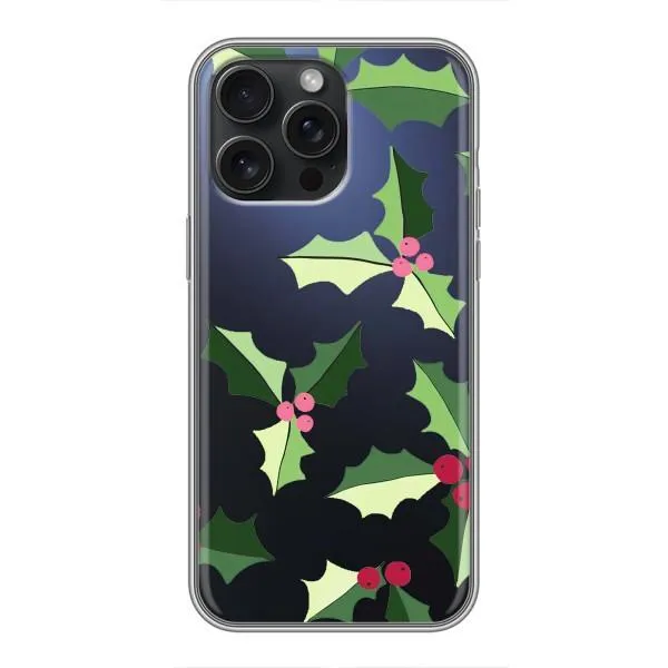 Чехол с принтом «Рождественский фон» для iPhone 16 Pro Max