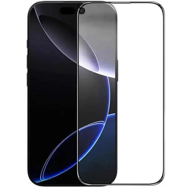Защитное стекло Nillkin (CP+PRO) для Apple iPhone 16 Pro (6.3") (+ аппликатор) — Черный — фото 2