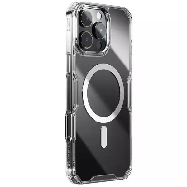 TPU чохол Nillkin Nature Pro Magnetic для Apple iPhone 16 Pro (6.3") — Прозорий — фото 1 TPU чохол Nillkin Nature Pro Magnetic для Apple iPhone 16 Pro (6.3") — Прозорий — фото 1