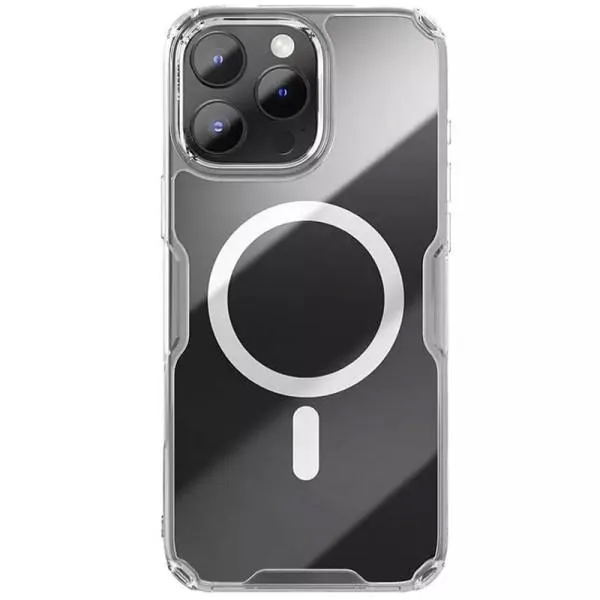 TPU чохол Nillkin Nature Pro Magnetic для Apple iPhone 16 Pro (6.3") — Прозорий — фото 2 TPU чохол Nillkin Nature Pro Magnetic для Apple iPhone 16 Pro (6.3") — Прозорий — фото 2