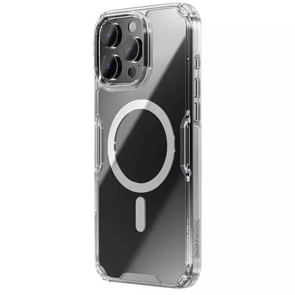TPU чохол Nillkin Nature Pro Magnetic для Apple iPhone 16 Pro (6.3") — Прозорий — фото 3 TPU чохол Nillkin Nature Pro Magnetic для Apple iPhone 16 Pro (6.3") — Прозорий — фото 3