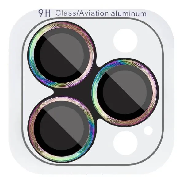 Защитное стекло Metal Classic на камеру (в упак.) для Apple iPhone 16 Pro (6.3") / 16 Pro Max (6.9") — Сиреневый — фото 1