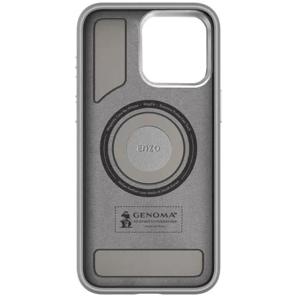 Чохол SGP PC+Leather with MagSafe для Apple iPhone 16 Pro (6.3") — Сірий — фото 2 Чохол SGP PC+Leather with MagSafe для Apple iPhone 16 Pro (6.3") — Сірий — фото 2