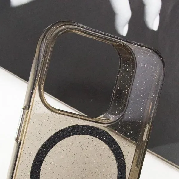 Чохол TPU Radiance with Magnetic Fit для Apple iPhone 16 Pro (6.3") — Чорний — фото 2 Чохол TPU Radiance with Magnetic Fit для Apple iPhone 16 Pro (6.3") — Чорний — фото 2