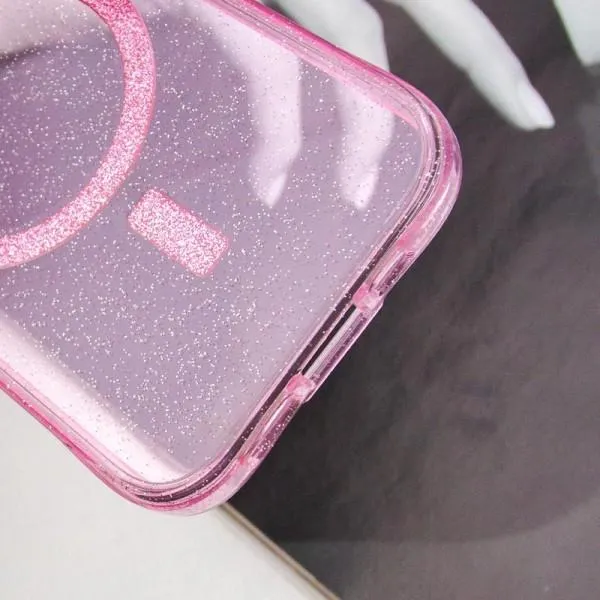 Чохол TPU Radiance with Magnetic Fit для Apple iPhone 16 Pro (6.3") — Рожевий — фото 5 Чохол TPU Radiance with Magnetic Fit для Apple iPhone 16 Pro (6.3") — Рожевий — фото 5