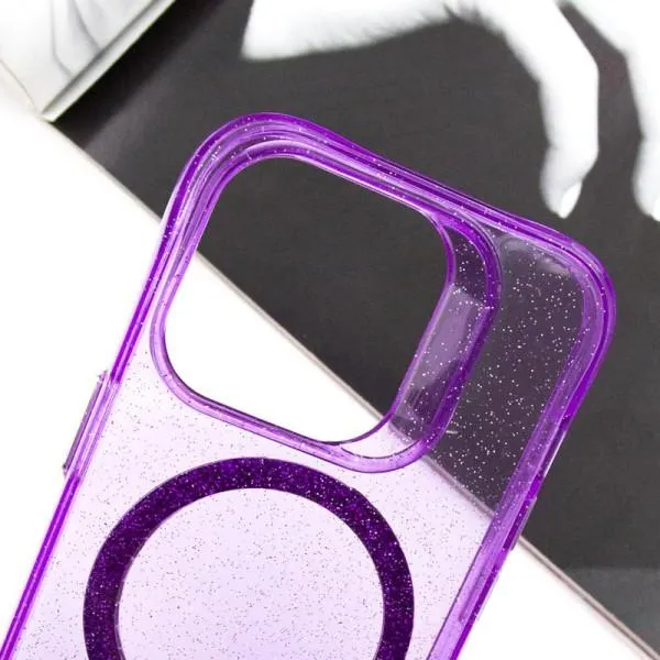 Чохол TPU Radiance with Magnetic Fit для Apple iPhone 16 Pro (6.3") — Фіолетовий — фото 2