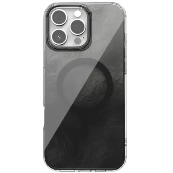 Чохол TPU Shiny Mountain Magnetic Fit для Apple iPhone 16 Pro (6.3") — Чорний — фото 1 Чохол TPU Shiny Mountain Magnetic Fit для Apple iPhone 16 Pro (6.3") — Чорний — фото 1