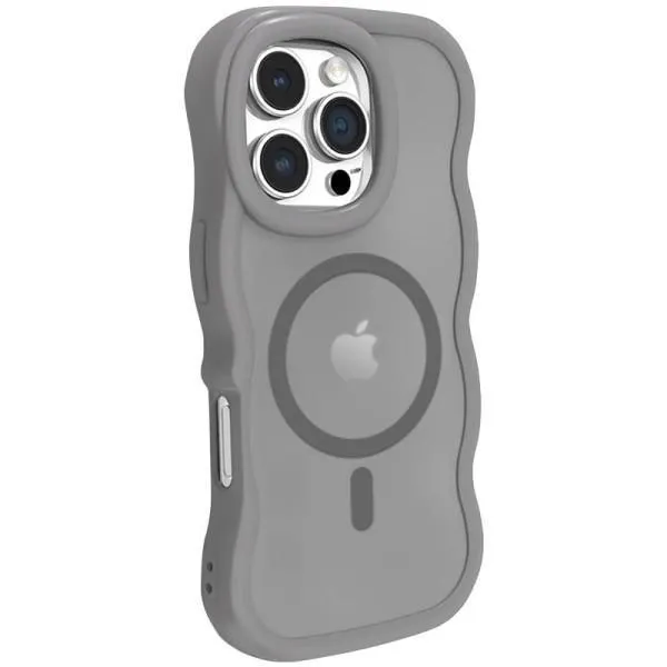 Чохол TPU+PC Undine with Magnetic Fit для Apple iPhone 16 Pro (6.3") — Сірий — фото 2 Чохол TPU+PC Undine with Magnetic Fit для Apple iPhone 16 Pro (6.3") — Сірий — фото 2