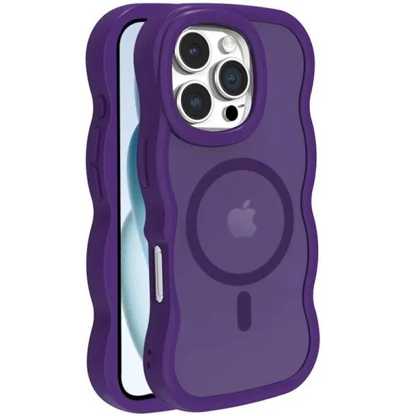 Чохол TPU+PC Undine with Magnetic Fit для Apple iPhone 16 Pro (6.3") — Фіолетовий — фото 1