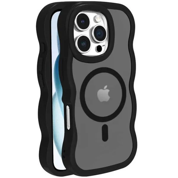 Чохол TPU+PC Undine with Magnetic Fit для Apple iPhone 16 Pro (6.3") — Чорний — фото 1 Чохол TPU+PC Undine with Magnetic Fit для Apple iPhone 16 Pro (6.3") — Чорний — фото 1