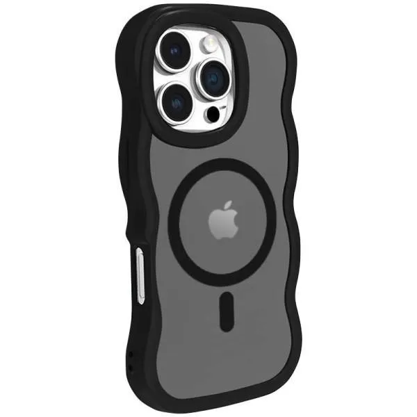 Чохол TPU+PC Undine with Magnetic Fit для Apple iPhone 16 Pro (6.3") — Чорний — фото 2 Чохол TPU+PC Undine with Magnetic Fit для Apple iPhone 16 Pro (6.3") — Чорний — фото 2