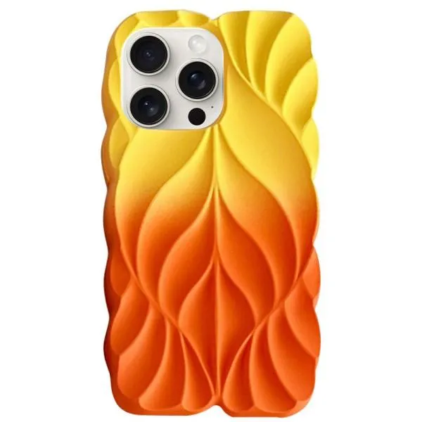 TPU чохол Leaf для Apple iPhone 16 Pro (6.3") — Жовтий — фото 1
