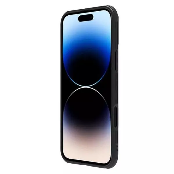 Карбонова накладка Nillkin CamShield Pro для Apple iPhone 16 Pro (6.3") — Чорний — фото 4 Карбонова накладка Nillkin CamShield Pro для Apple iPhone 16 Pro (6.3") — Чорний — фото 4