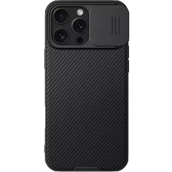 Карбонова накладка Nillkin CamShield Pro Magnetic для Apple iPhone 16 Pro (6.3") — Чорний — фото 1 Карбонова накладка Nillkin CamShield Pro Magnetic для Apple iPhone 16 Pro (6.3") — Чорний — фото 1