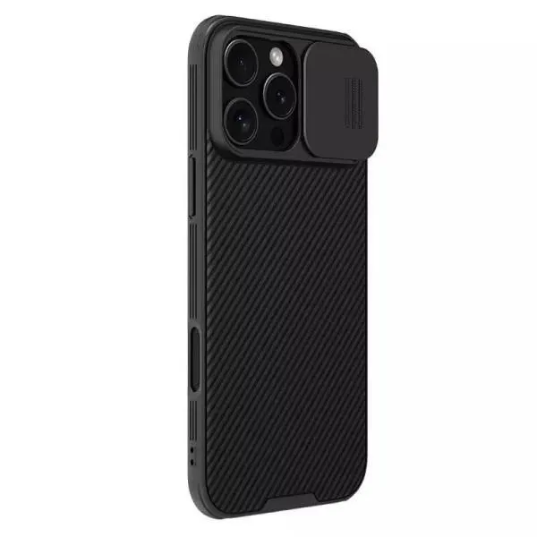 Карбонова накладка Nillkin CamShield Pro Magnetic для Apple iPhone 16 Pro (6.3") — Чорний — фото 3 Карбонова накладка Nillkin CamShield Pro Magnetic для Apple iPhone 16 Pro (6.3") — Чорний — фото 3