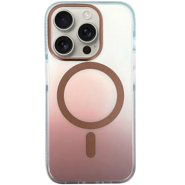 Чохол TPU+PC Phantom with Magnetic Fit для Apple iPhone 16 Pro (6.3") — Rose Gold — фото 1