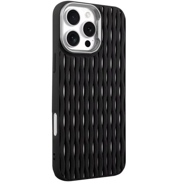 Чохол TPU Ribbio для Apple iPhone 16 Pro (6.3") — Чорний — фото 1