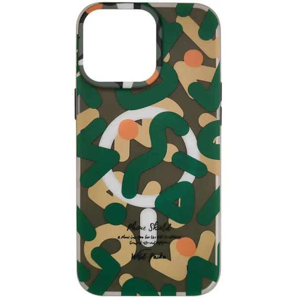 TPU чохол Pastel Chaos with Magnetic Fit для Apple iPhone 16 Pro (6.3") — Зелений TPU чохол Pastel Chaos with Magnetic Fit для Apple iPhone 16 Pro (6.3") — Зелений