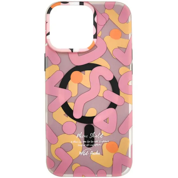 TPU чохол Pastel Chaos with Magnetic Fit для Apple iPhone 16 Pro (6.3") — Рожевий