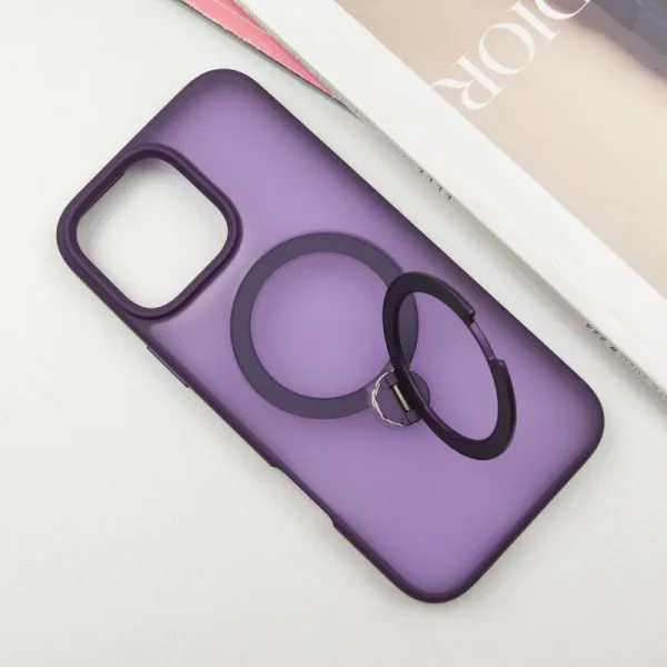 Чохол Ummi Colorful with Magnetic Fit HQ Ring для Apple iPhone 16 Pro (6.3") — Фіолетовий — фото 3