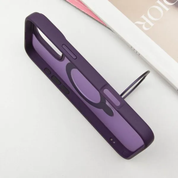 Чохол Ummi Colorful with Magnetic Fit HQ Ring для Apple iPhone 16 Pro (6.3") — Фіолетовий — фото 4