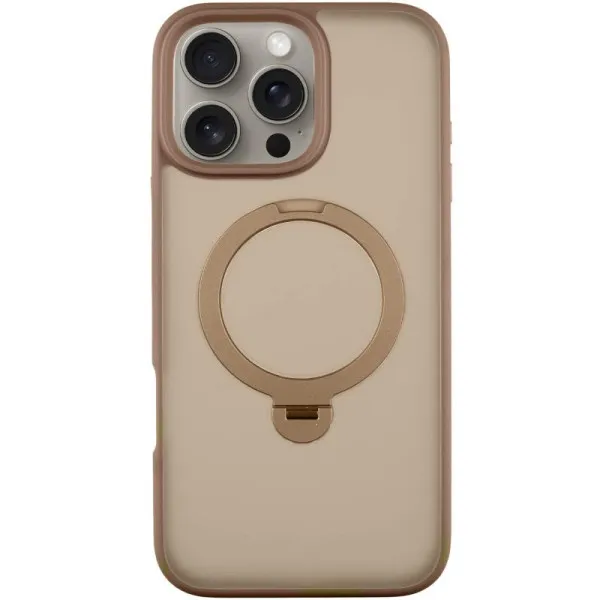 Чохол Ummi Colorful with Magnetic Fit HQ Ring для Apple iPhone 16 Pro (6.3") — Rose Gold