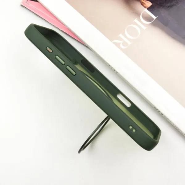 Чохол Ummi Colorful with Magnetic Fit HQ Ring для Apple iPhone 16 Pro (6.3") — Зелений — фото 5