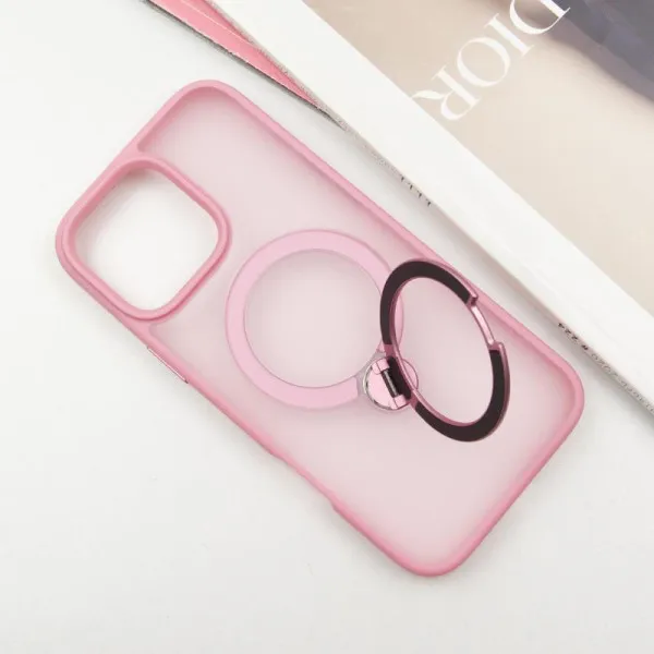 Чохол Ummi Colorful with Magnetic Fit HQ Ring для Apple iPhone 16 Pro (6.3") — Рожевий — фото 3 Чохол Ummi Colorful with Magnetic Fit HQ Ring для Apple iPhone 16 Pro (6.3") — Рожевий — фото 3