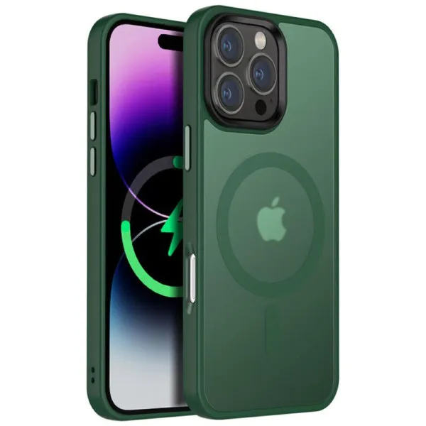 Чохол Ummi Colorful with Magnetic Fit для Apple iPhone 16 Pro (6.3") — Зелений